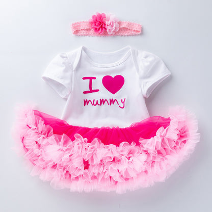 Two-piece dress and headgear