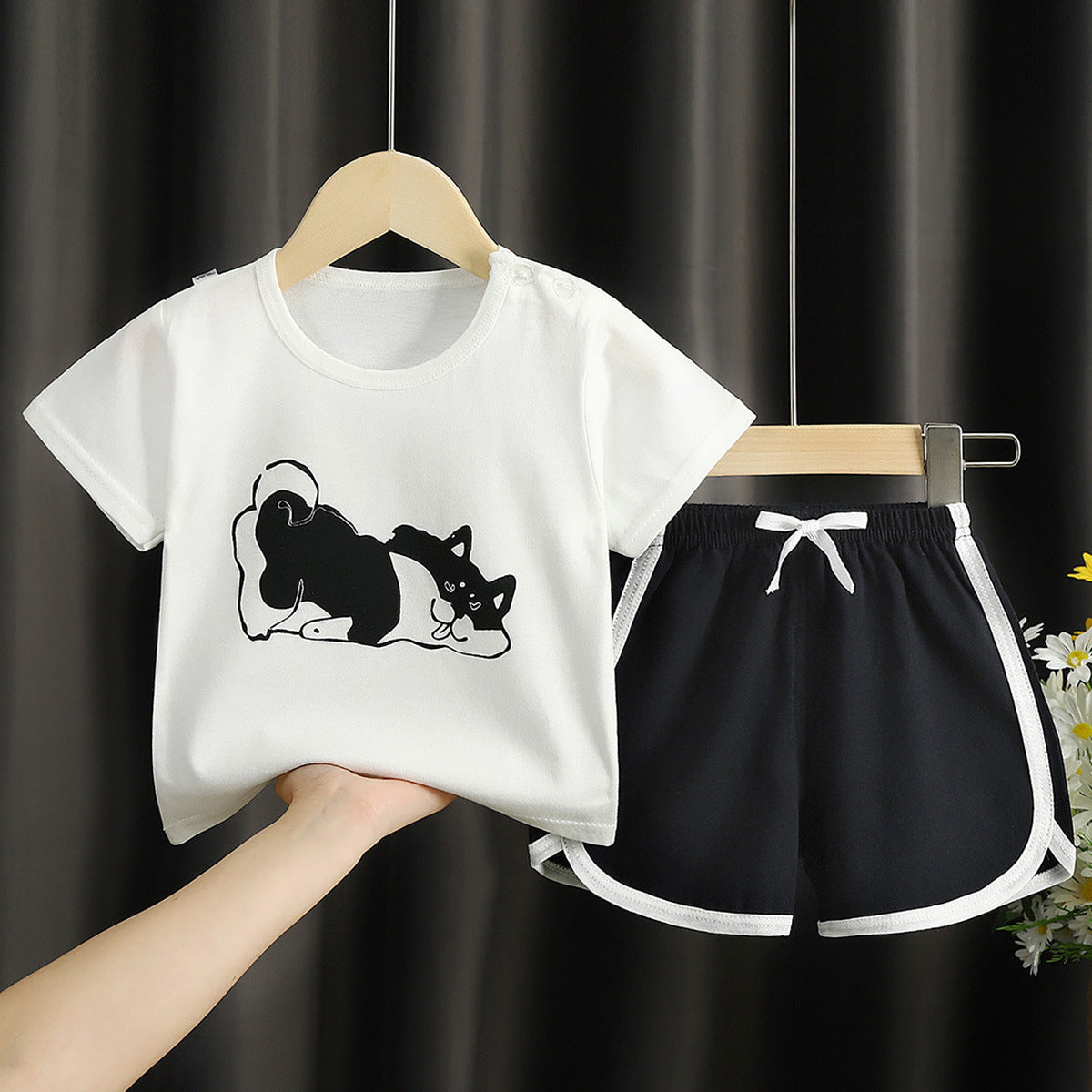 Summer Children's Vest And Shorts Suit