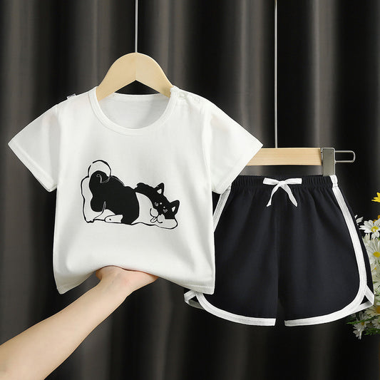 Summer Children's Vest And Shorts Suit