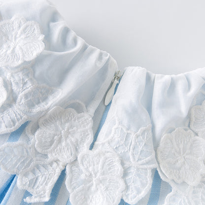 Striped skirt princess dress