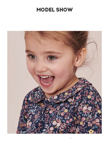 Knitted floral skirt