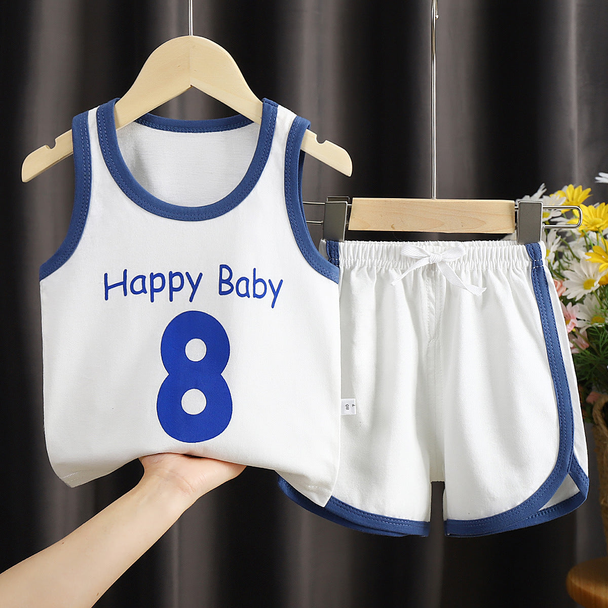 Summer Children's Vest And Shorts Suit