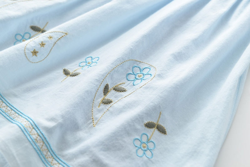 Girls' cute doll suspender skirt