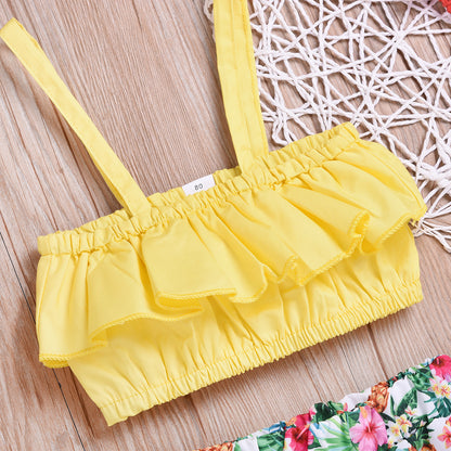 Children's suspender dress suit