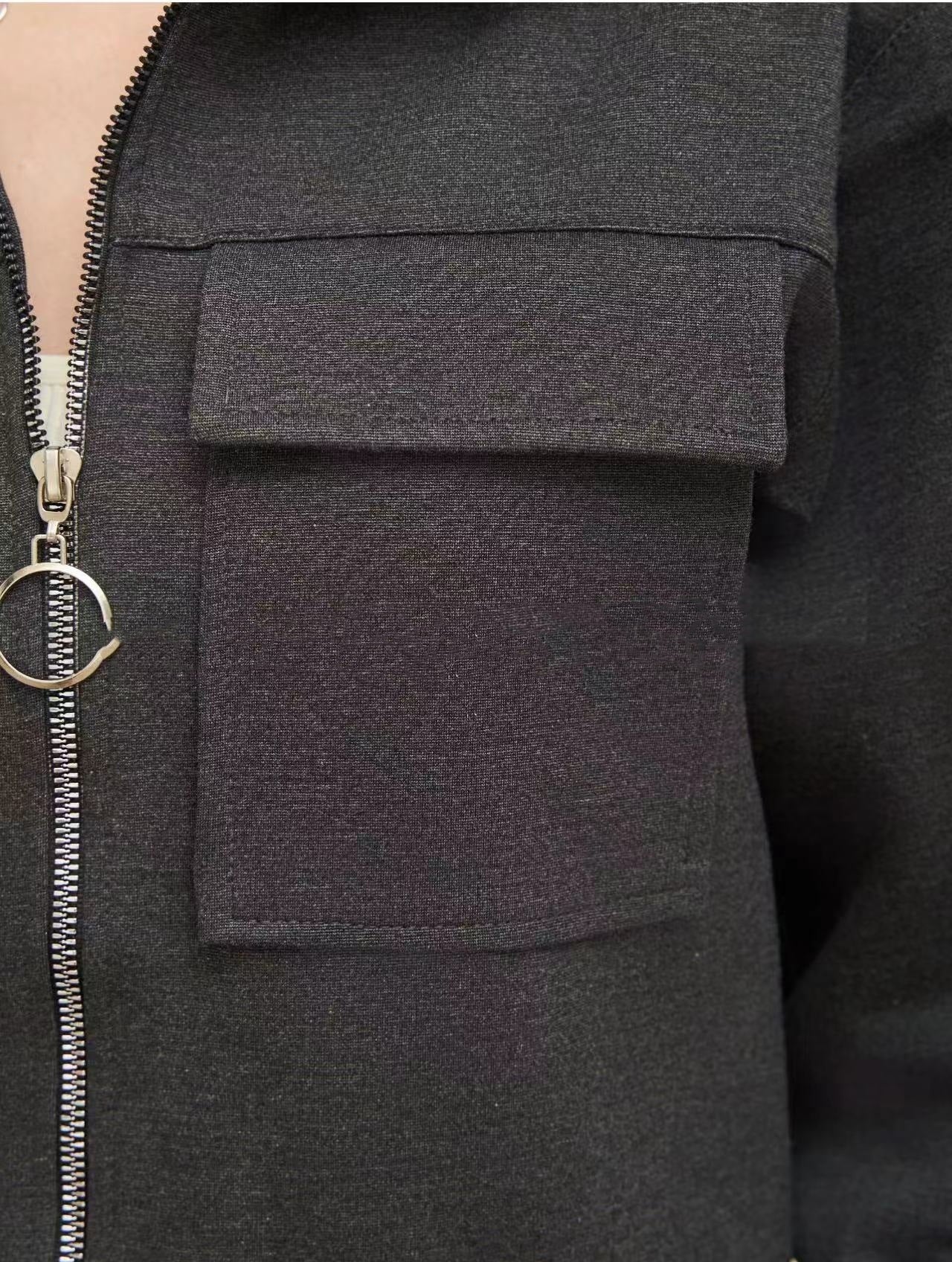 American Retro Washed Long Sleeve Cardigan Shirt Loose Casual Trousers Japanese Sweater Suit