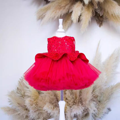 Sequin Formal Dress Host Catwalk Performance Costumes