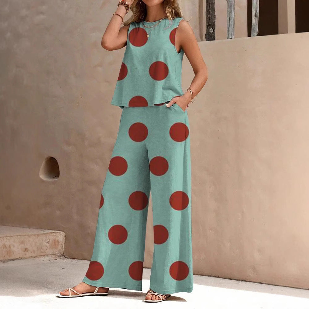 3D Digital Printing Women's Vest Sleeveless Suit