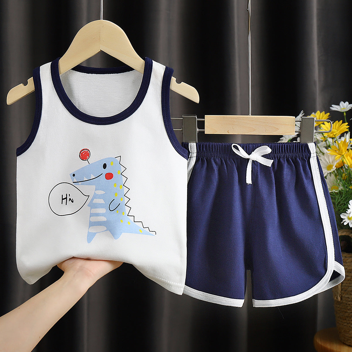 Summer Children's Vest And Shorts Suit