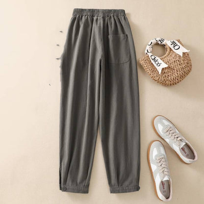 Autumn And Winter Large Size Wide Leg Pants Slimming