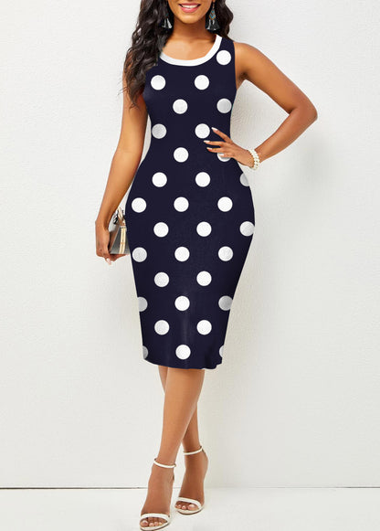 Women's Autumn And Winter Long Sleeve Hip Print Dress